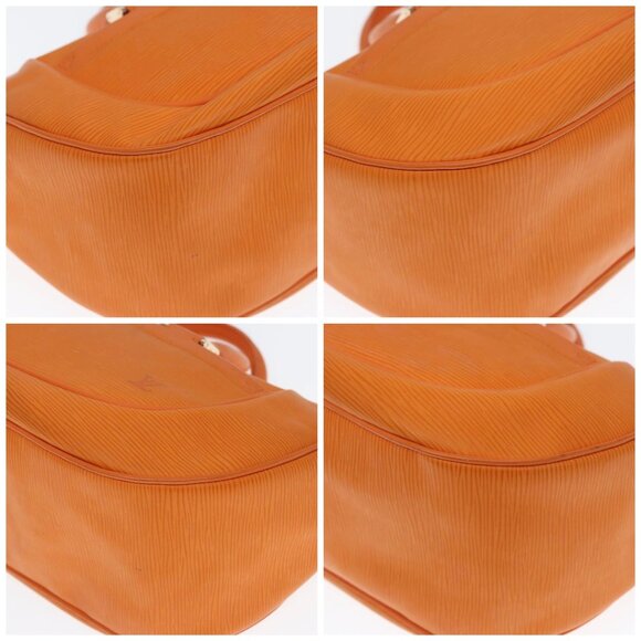 LOUIS VUITTON Epi Danura GM Hand Bag Orange Mandarin - Picture 16 of 16